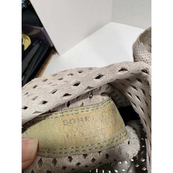 Sorel Sage Womens Size 6 37 Perf Leather Mid Calf Pull On Boots NL2167-977 - Picture 11 of 11